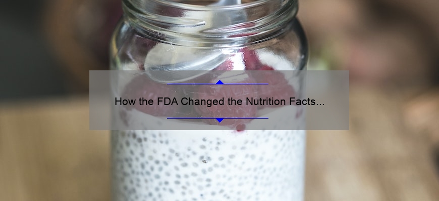 How the FDA Changed the Nutrition Facts Label