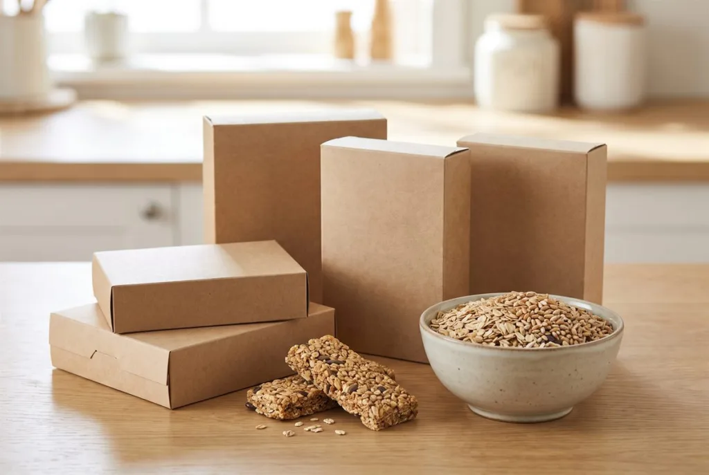 How Nutrition Labels Can Be Misleading 2 Nutrition labels can be misleading: unbranded cereal boxes and granola bars beside whole oats