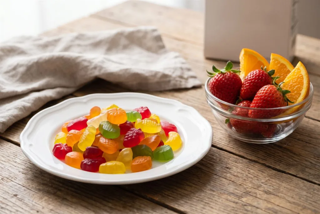 How Nutrition Labels Can Be Misleading 4 Nutrition labels can be misleading: fruit-flavoured snacks next to real fresh fruit